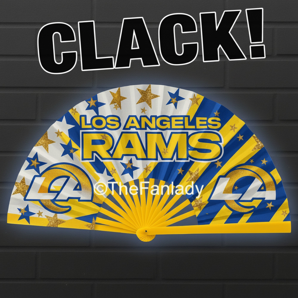 Los Angeles Rams Clack Fan: NFL Game Day Accessory